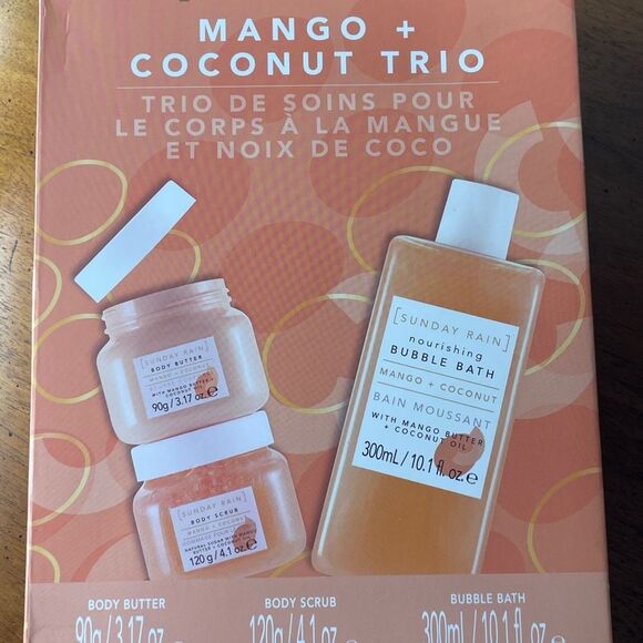 New in Box set! Sunday Mango + Coconut Trio Set - Picture 2 of 4